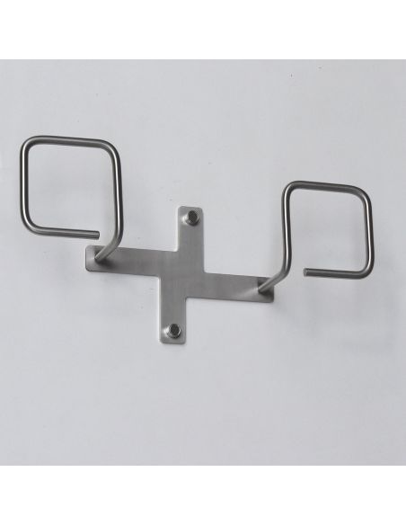 Appendiabiti design da parete in acciaio Quintin 2 Appendiabiti design da parete in acciaio Quintin 2