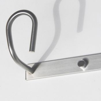 Appendiabiti design da parete in acciaio a 6 posti Ramsey 6 2
