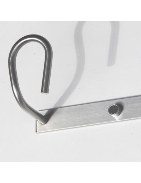 Appendiabiti design da parete in acciaio a 6 posti Ramsey 6