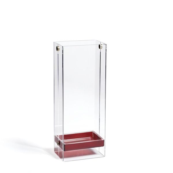 Porta ombrelli design moderno in plexiglass trasparente Ikeda