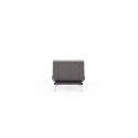 Poltrona design scandinavo con materasso a molle SplitBack - 216 Flashtex Dark Grey