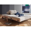 Divano letto matrimoniale trasformabile Cubed - 612 Linen Sand Grey