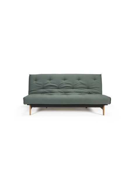 Divano letto matrimoniale regolabile inclinabile 140x200 cm Aslak - 518 Elegance Green