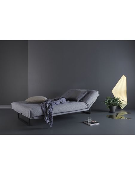 Fraction 120 divano letto ad una piazza e mezza uso frequente 120x200 cm - 565 Twist Granite Fraction 120 divano letto ad una piazza e mezza uso frequente 120x200 cm - 565 Twist Granite
