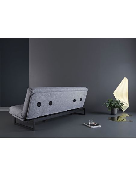 Fraction 120 divano letto ad una piazza e mezza uso frequente 120x200 cm - 565 Twist Granite Fraction 120 divano letto ad una piazza e mezza uso frequente 120x200 cm - 565 Twist Granite