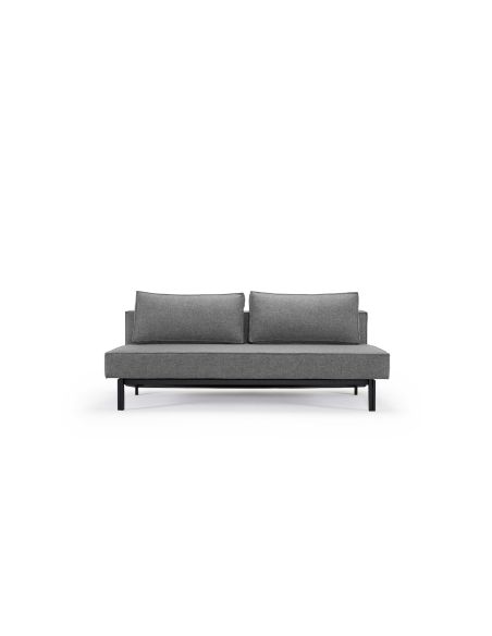 Divano letto uso quotidiano materasso a molle Sly - 563 Twist Charcoal