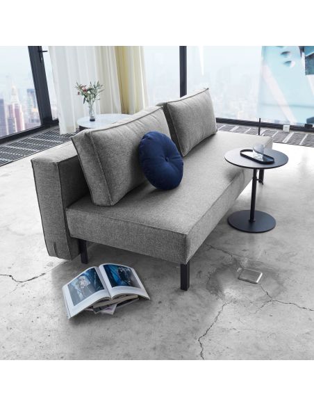 Divano letto uso quotidiano materasso a molle Sly - 563 Twist Charcoal