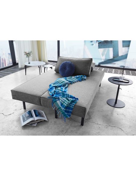 Divano letto uso quotidiano materasso a molle Sly - 563 Twist Charcoal