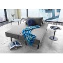 Divano letto uso quotidiano materasso a molle Sly - 563 Twist Charcoal