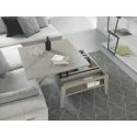 Tavolino da salotto con piano alzabile e contenitore Mintar