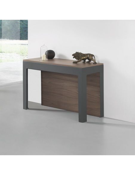 Tavolo console allungabile in legno - L 120 / 200 cm - Mobilificio Mirandola