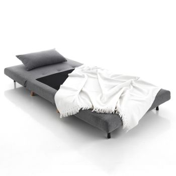 Poltrona letto singolo design moderno in tessuto Garner 2