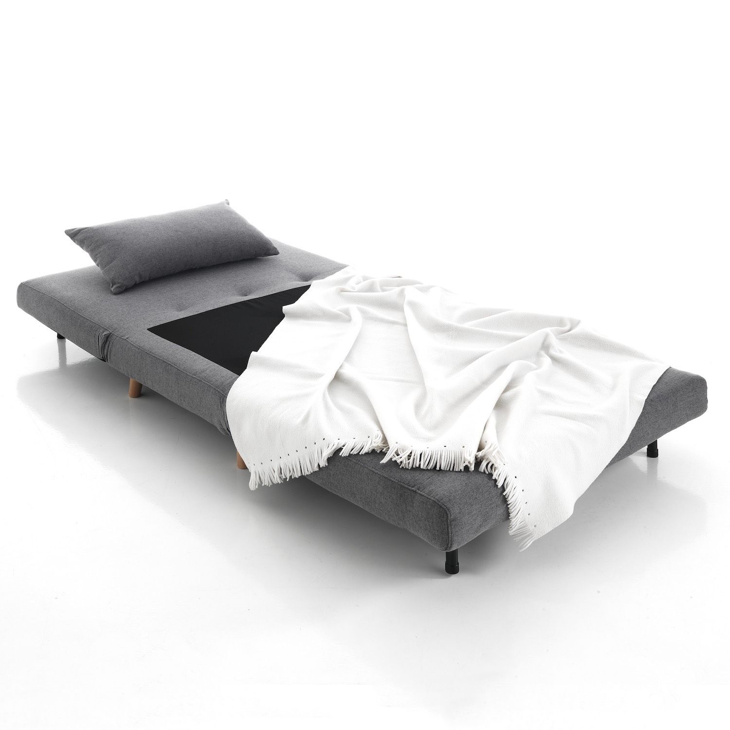 Poltrona letto singolo design moderno in tessuto Garner