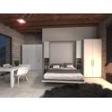 Letto a scomparsa singolo francese o matrimoniale Basic