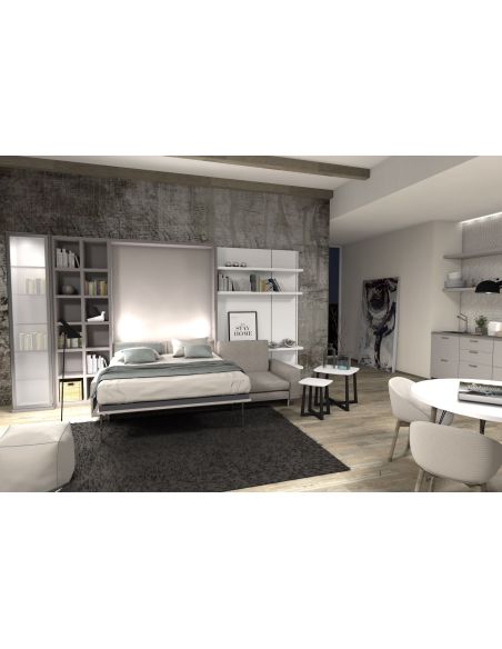 Letto a scomparsa con divano francese o matrimoniale Living Letto a scomparsa con divano francese o matrimoniale Living