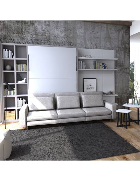 Letto a scomparsa con divano francese o matrimoniale Living Letto a scomparsa con divano francese o matrimoniale Living