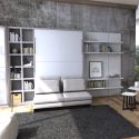 Letto a scomparsa con divano francese o matrimoniale Living