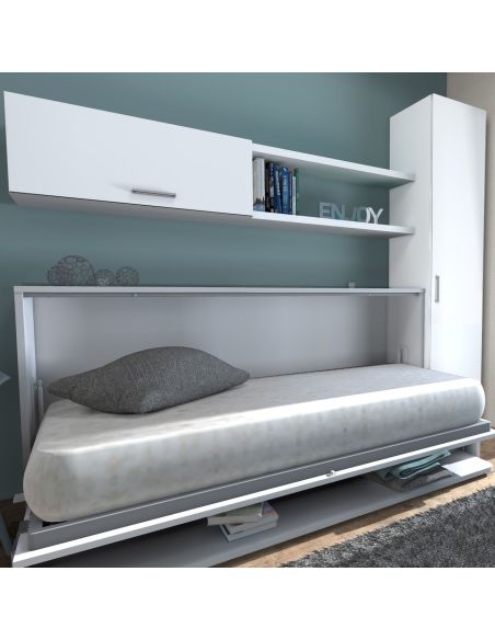 Letto singolo a scomparsa con scrivania per camera ragazzi Pronto Letto singolo a scomparsa con scrivania per camera ragazzi Pronto