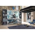 Letto a castello a scomparsa design moderno per cameretta bimbi Express