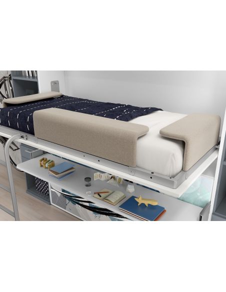 Letto a castello a scomparsa design moderno per cameretta bimbi Express