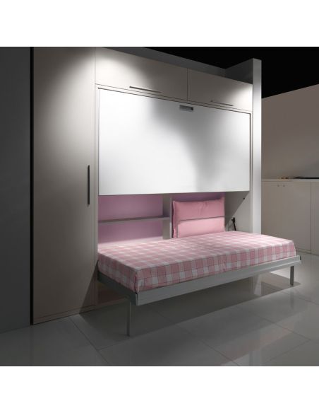 Letto a castello a scomparsa due letti indipendenti Duetto