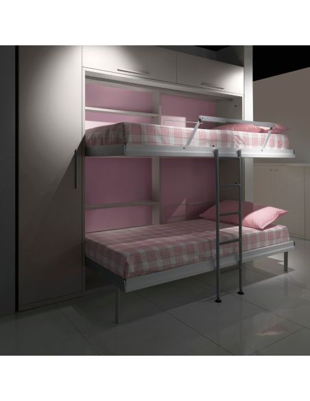 Letto a castello a scomparsa due letti indipendenti Duetto Letto a castello a scomparsa due letti indipendenti Duetto