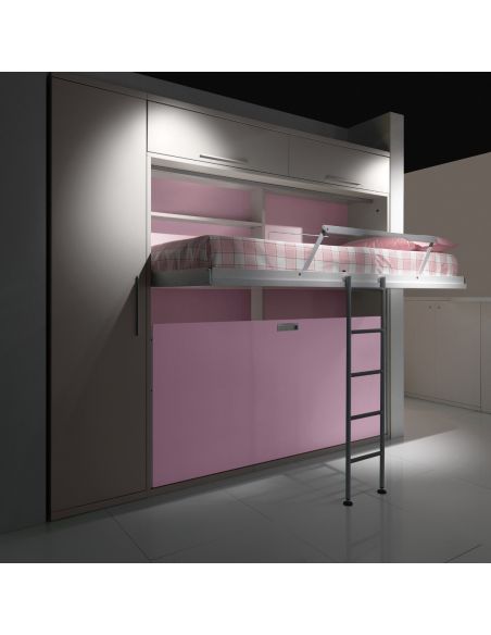 Letto a castello a scomparsa due letti indipendenti Duetto Letto a castello a scomparsa due letti indipendenti Duetto