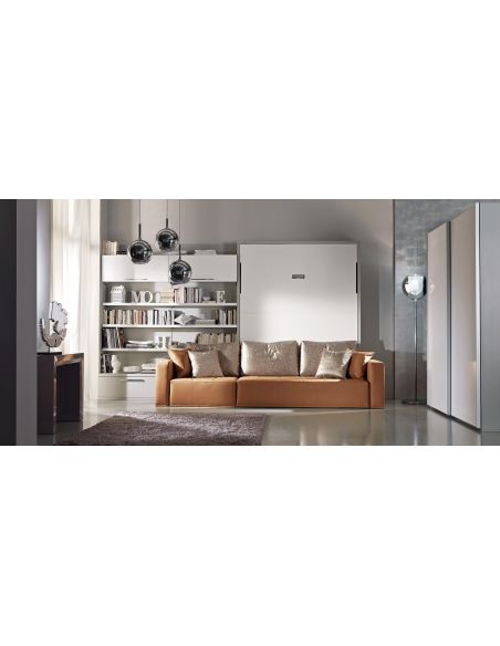 Letto matrimoniale a scomparsa con divano Domino Letto matrimoniale a scomparsa con divano Domino