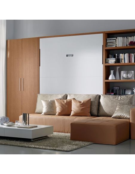 Letto matrimoniale a scomparsa con divano Domino Letto matrimoniale a scomparsa con divano Domino