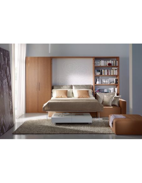 Letto matrimoniale a scomparsa con divano Domino Letto matrimoniale a scomparsa con divano Domino