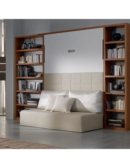 Letto matrimoniale a scomparsa con divano Domino Letto matrimoniale a scomparsa con divano Domino