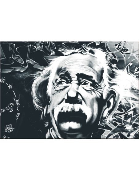 Quadro moderno stampa su tela Einstein