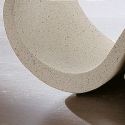 Tavolino da salotto in vetro moderno ovale 120 x 70 cm Runi
