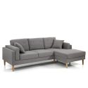 Divano angolare con penisola design moderno Alkmaar