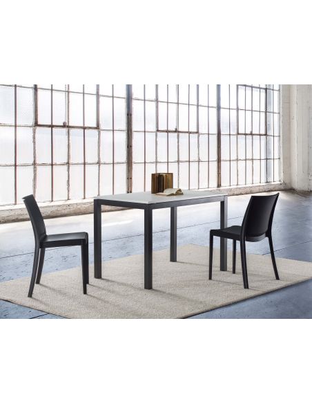 Tavolo allungabile moderno gambe in metallo Felix Nob