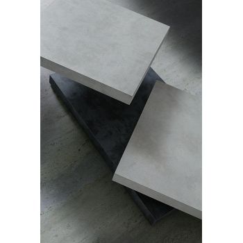 Tavolino salotto moderno in laminato 140 x 60 cm Arnald 2