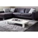 Tavolino rettangolare da salotto in legno bianco 110 x 55 cm Benicio | Tavolini da salotto