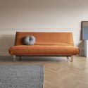 Divano letto Minimum matrimoniale reclinabile materasso classico 140 x 200 cm - 595 Corduroy Burnt Orange