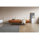 Divano letto Minimum matrimoniale reclinabile materasso classico 140 x 200 cm - 595 Corduroy Burnt Orange