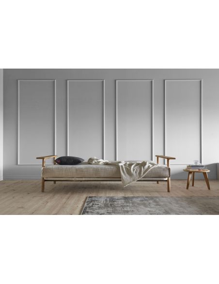 Divano letto Balder sfoderabile uso quotidiano - 612 Blida Sand Grey