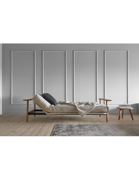 Divano letto Balder sfoderabile uso quotidiano - 612 Blida Sand Grey