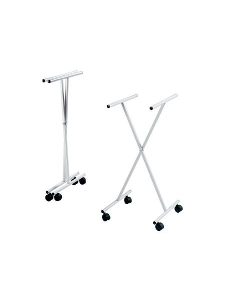 6 sedie pieghevoli con carrello salvaspazio Gary