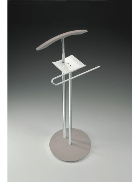 Servomuto / indossatore da camera in acciaio e legno Betany