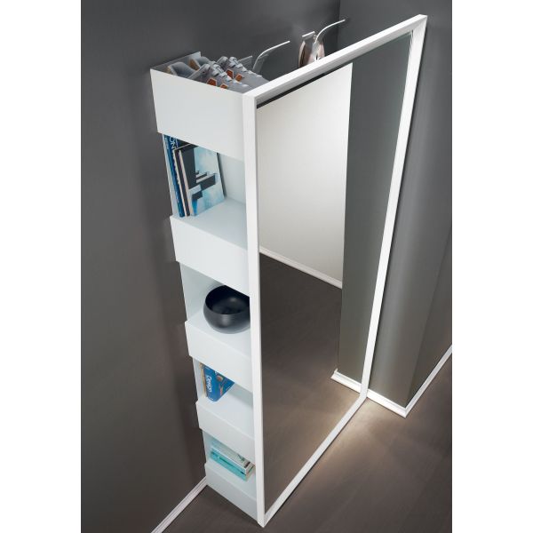 Mobili per ingresso con specchio ad anta Rettangolo Vanity