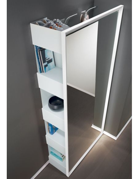 Mobili per ingresso con specchio ad anta Rettangolo Vanity Mobili per ingresso con specchio ad anta Rettangolo Vanity
