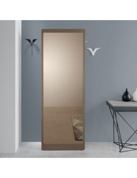 Specchio ad angolo con libreria e scarpiera Corinna Specchio ad angolo con libreria e scarpiera Corinna