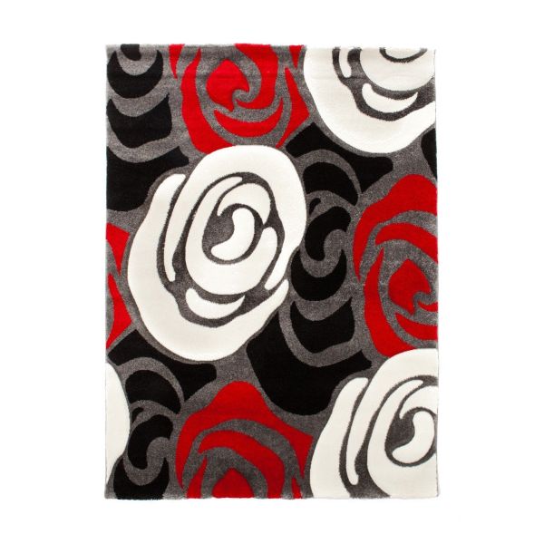 Tappeto moderno da salotto 140x190 cm New Roses