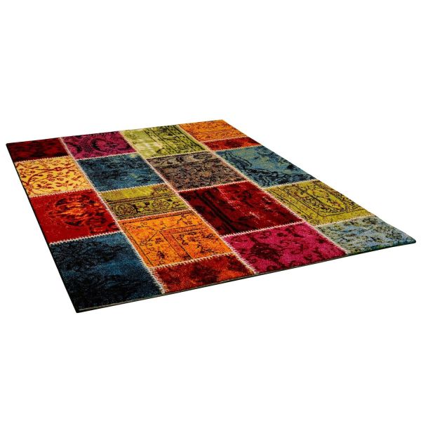 Tappeto patchwork design moderno 160x230 cm Hassan