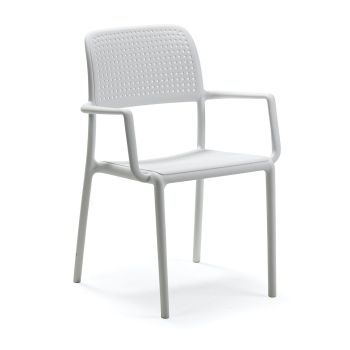 4 poltroncine da giardino impilabili in polipropilene Kendal 2