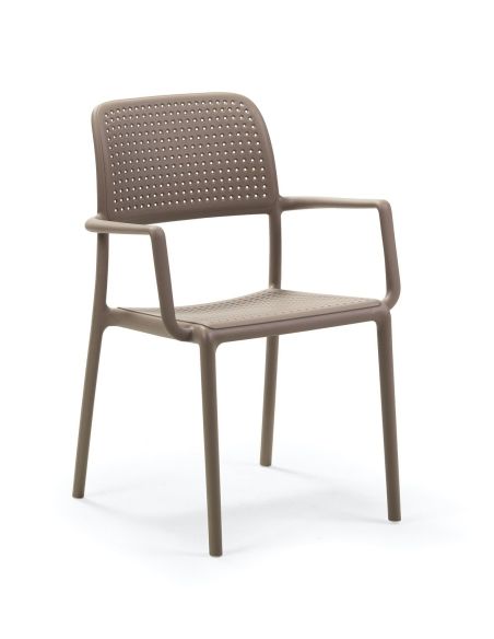 4 poltroncine da giardino impilabili in polipropilene Kendal 4 poltroncine da giardino impilabili in polipropilene Kendal